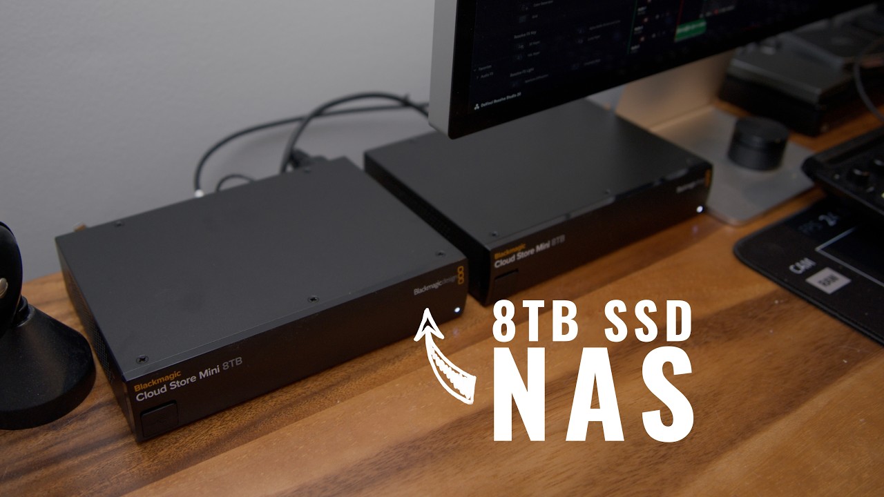 8TB SSD NAS | Blackmagic Cloud Store Mini - YouTube