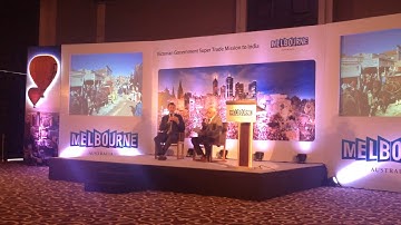 Bret Lee in at interview in St Regis Hotel Mumbai for Melbourne Tourism