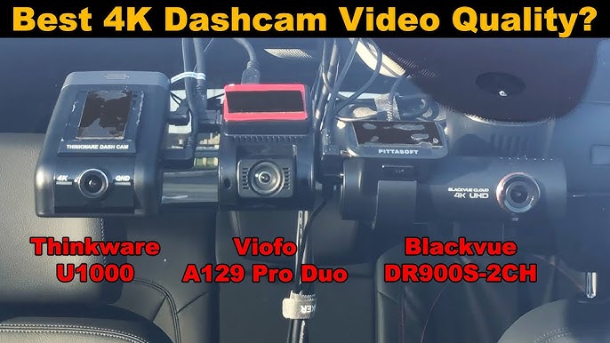 A340D 4K 2CH Front and Rear Dash Cam WiFi GPS