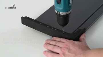 Drilling AvanTech YOU internal front panels: with Practica 265 drilling jig