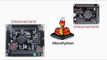 STM32F407V board with Micropython