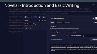 NovelAI - Introduction and Basic Writing