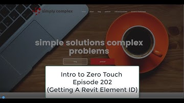 Intro to Zero Touch 202(creating a custom node that gets a Revit Element ID)