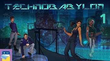 Technobabylon: iOS iPad Gameplay Walkthrough Part 1 (by Wadjet Eye Games)