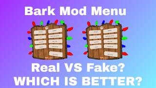 Real Vs Virtual Stump/Fake Bark Mod Menu Comparison! (Which is better) | Gorilla Tag VR