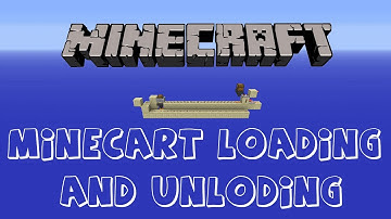 Minecraft Tutorial: Automatic Minecart Loading and Unloading