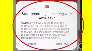 Fix connecting to the anydesk network problem | Start recording or casting with AnyDesk