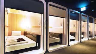 Tokyo'da lüks bir kapsül otelde business sınıfında kalın 😴💸 “FIRST CABIN”