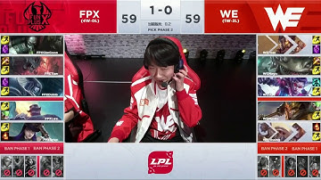 FPX vs WE Highlights Game 2 LPL Spring 2019 W4D3 FunPlus Phoenix vs Team WE