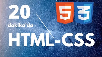 20 dakikada SIFIRDAN HTML-CSS