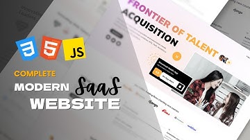 🎨🌟 Responsive Modern Website Using HTML CSS & JS 🚀 😍