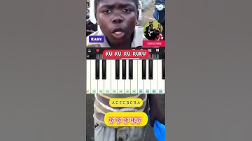 Thumbnail of Ku Ku Ku Kuku Song | Piano Tutorial 🎹 | Wiggle ft. Snoop Dogg | African Viral Boy #viralvideo #meme