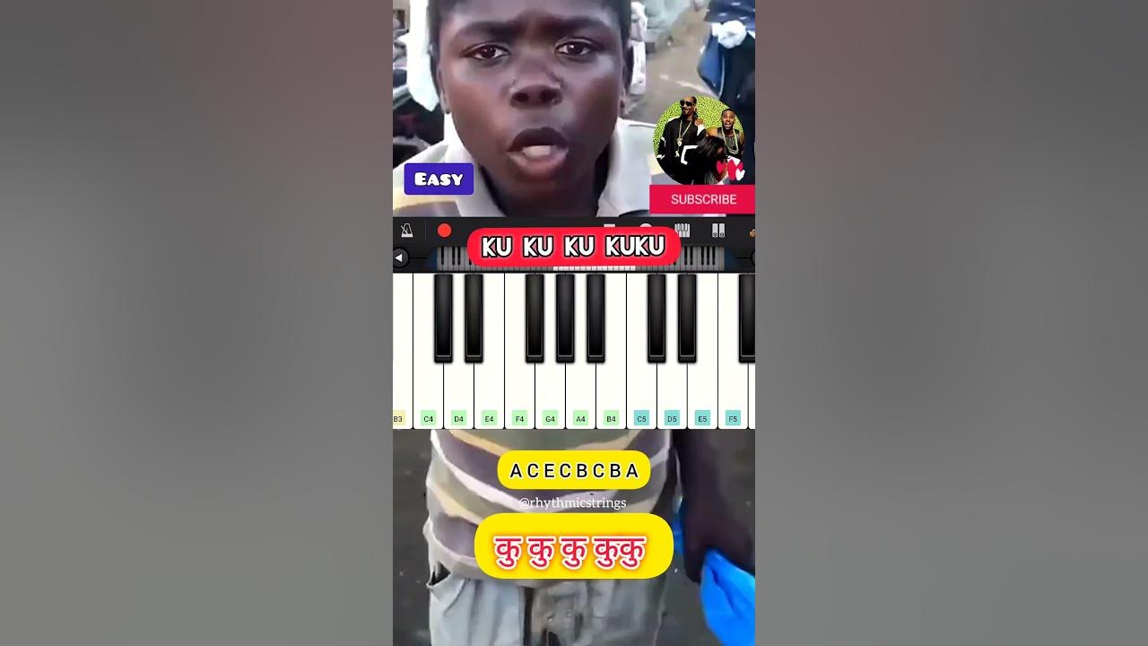 Ku Ku Ku Kuku Song | Piano Tutorial 🎹 | Wiggle ft. Snoop Dogg | African Viral Boy #viralvideo #meme