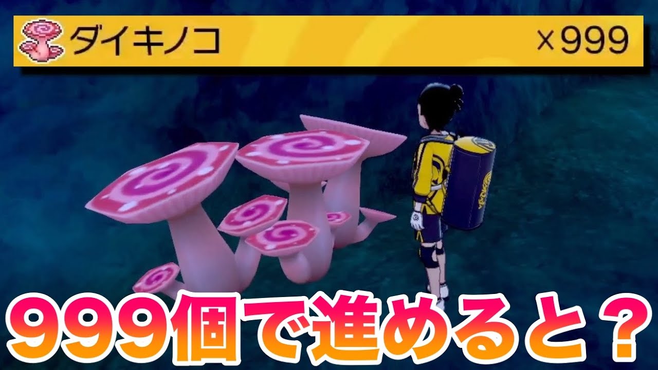 【検証】ダイキノコ999個で採取イベントをやったら矛盾だらけでストーリー崩壊した！！！【鎧の孤島/ポケモン剣盾有料DLC】