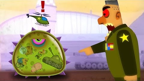 СЪЕЛ ВСЮ АРМИЮ? Мутант Идет На Базу Армии | #7 Tales from Space: Mutant Blobs Attack