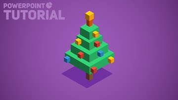 How to Create an Isometric Christmas Tree | PowerPoint Tutorial