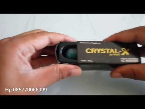 Cara mengetahui ciri-ciri Crystal-X ORIGINAL