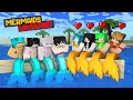 MERMAIDS CUTE LOVE STORY - CUTE AND HANDSOME MERMAIDS - MINECRAFT