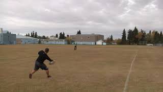 Ultimate Frisbee Forehand Huck Slo Mo