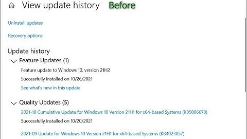 How to Clear Windows Update History in Windows 10 & 11
