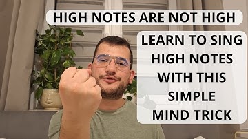 High Notes Are Not Actually High - How To Sing High Notes - The Best Trick For Easy High Notes