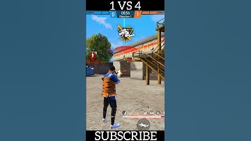 1VS4🤯🔥🔥😱Impossible Clutch😳Jod Or Wot🎯#shorts#short