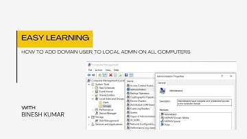 How To Add Domain User to Local Admin on All Computers