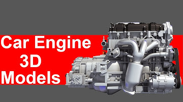 Car Engine 3D Models