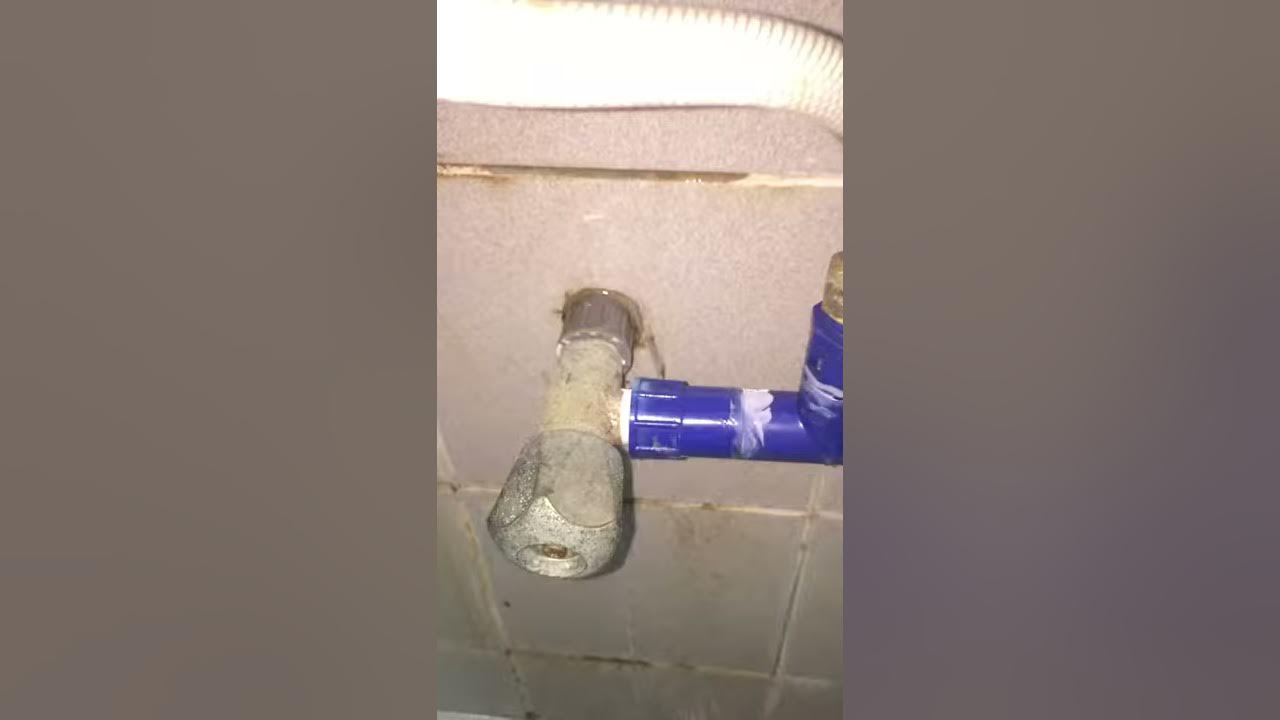 Leaking abs pipe YouTube
