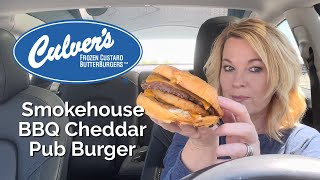 Culver’s Smokehouse BBQ Cheddar Pub Burger Review