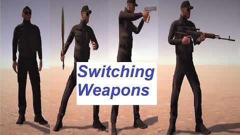 Switching Weapons - Unity3d | Unity Tutorial | How to Switch Weapons in Unity