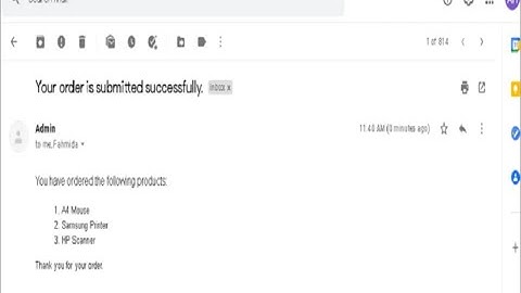 send email using php mail() function