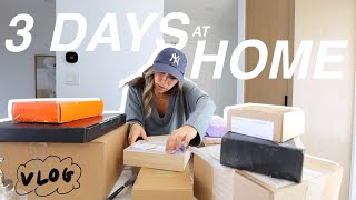 3 DAYS AT HOME before I leave again (PR unboxing & resetting)