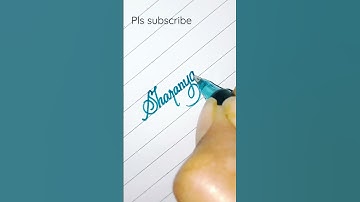 writing ✍️ subscriber name | cursive writing | #beautiful #writing #shorts