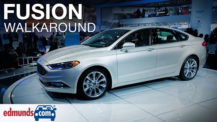 2017 Ford Fusion Walkaround Review | Detroit Auto Show