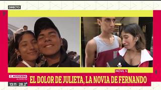 El DOLOR de la NOVIA del joven ASESINADO en VILLA GESELL - El Noti de la Gente