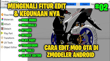 Cara Belajar Ngedit Mod Gta DI Zmodeler Android Untuk Pemula Part 2 - Gta Sa Android