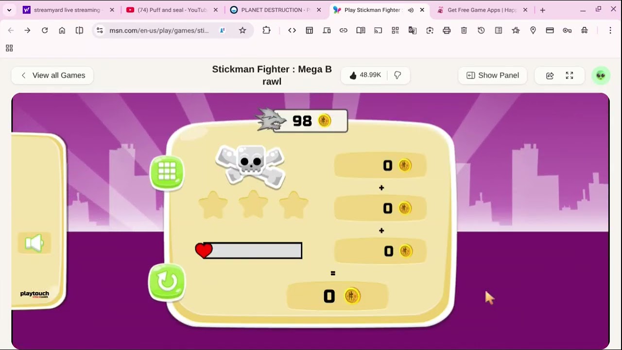 playing stickman fight
