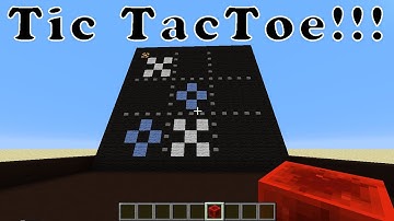 TicTacToe with win logic in minecraft 1.7 snapshot