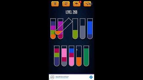 Water Sort Puzzle - Color Liquid Sorting Game Level 268 Solution