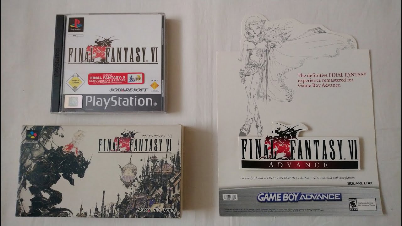 FINAL FANTASY VI ADVANCE POSTER FF6 B2ポスター 非売品 Final