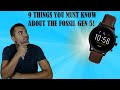 Top 9 Things You Must Know About The Fossil Gen 5 Smartwatch | Fossil Gen 5 Carlyl HR 2096 Review