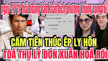 Chấn Động: Cẩm Tiên Thúc Ép Xuân Hoà Gửi Đơn Toà Thụ Lý Rồi... Thái Hoàng Báo Khẩn Bích Phương Sốc..