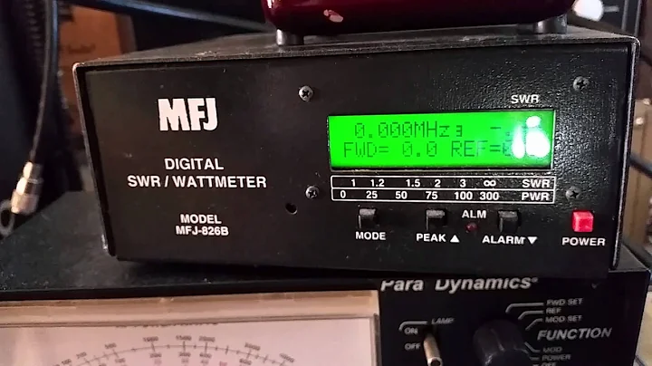 MFJ MFJ-826B Digital Watt/SWR/Freq Meter Ebay - SOLD!