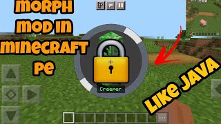 How to download morph mod in minecraft pe like java | hindi screenshot 1