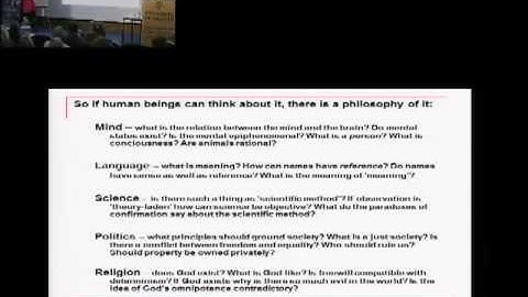 Philosophy in 45 minutes!