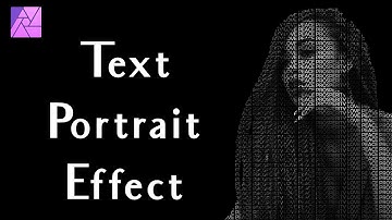 Text Portrait Effect in Affinity Photo