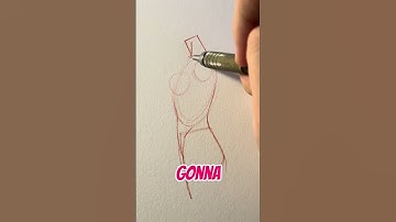 How to draw female torso from side view || Jmarron