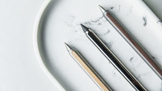 The “everlasting” Stilform Aeon Pencil with magnetic tips is