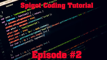 Spigot Coding Tutorial Ep#2 - Creating basic events